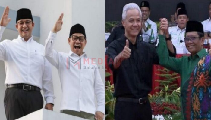 Anies-Cak Imin dan Ganjar-Mahfud Resmi Daftar Ke KPU