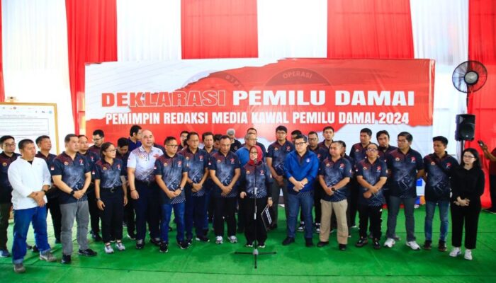 Polri, Dewan Pers, dan Pimpinan Media Deklarasi Pemilu Damai