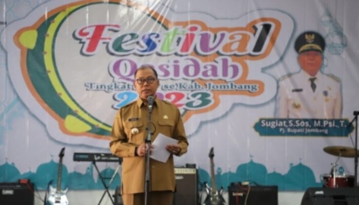 Pj Bupati Jombang Buka Festival Qasidah Tingkat SMP