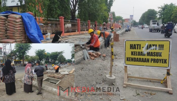 Dinas Perkim Terus Pacu Keterlambatan Proyek Jalan Gus Dur
