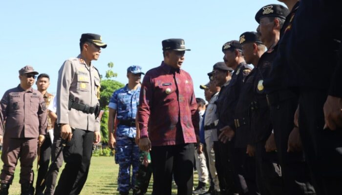 Jelang Nataru, Pj Bupati Jombang Pimpin Apel Gelar Pasukan Operasi Lilin 2023