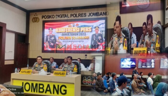 Polres Jombang Gelar Konfrensi Pers Akhir Tahun Ini Kata Kapolres