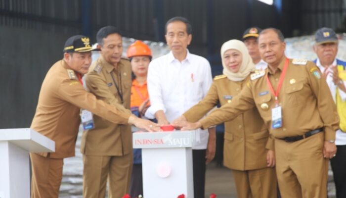Presiden Jokowi Resmikan TPA Banjardowo Jombang
