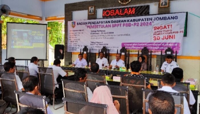 Pj Bupati Jombang Sampaikan Arti Pentingnya PAD Dan PBB-P2