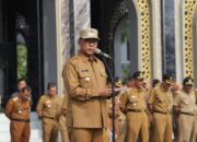 Pj Bupati Jombang Pimpin Apel Awal Tahun 2024