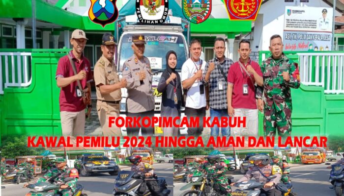 Forkopimcam Kabuh Kawal Distribusi Logistik Pemilu 2024 Aman Sampai Tujuan