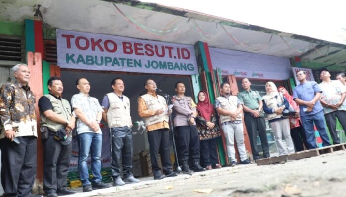 Pemkab Jombang Gerak Cepat Gelar Pangan Murah Dan Launching Besut.id Di Pasar Pon