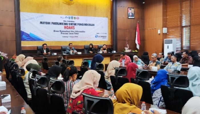 Kominfo Jombang Fasilitasi Kominfo Jatim Gelar Edukasi Cegah Hoaks