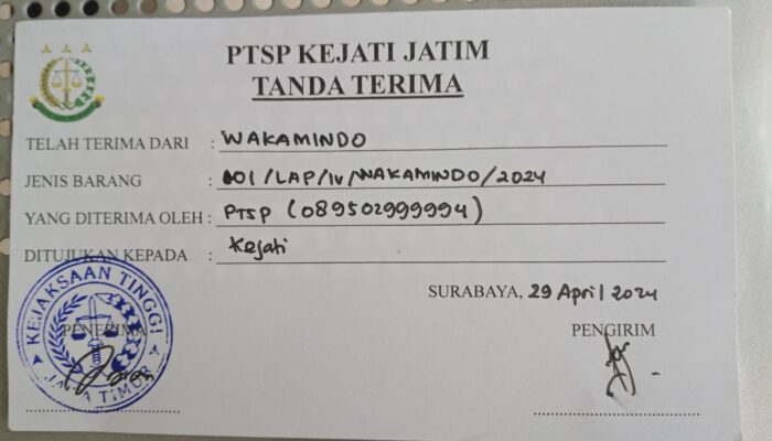 Didi Sungkono Respon Positif Pengaduan Wakomindo Ke Kejati Jatim Terkait Dugaan Korupsi Ketua PWI