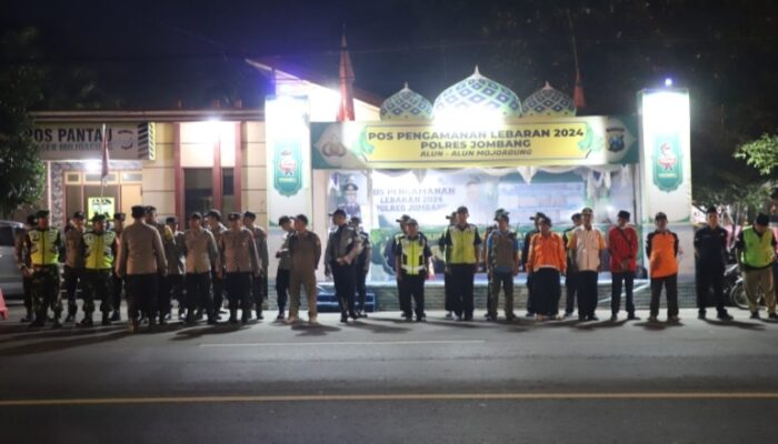 Pj Bupati Jombang Sugiat Dan Forkopimda Tinjau Pos Pelayanan Lebaran