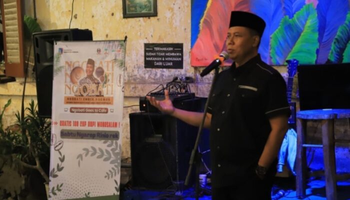 “Ngobati Goes To Cafe” Pj Bupati Sugiat Ajak Arek Jombang Ngopi Wonosalam Gratis