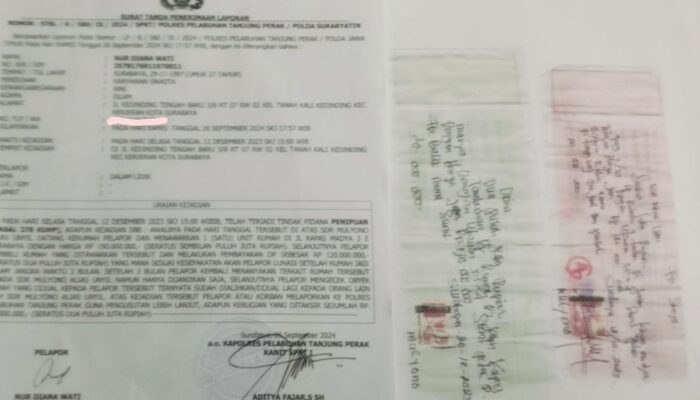 Berniat Beli Rumah, Wanita Di Surabaya Diduga Ditipu Developer