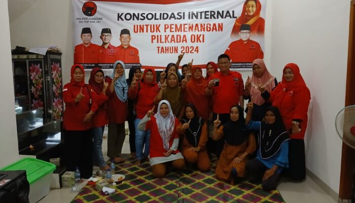 PDI Perjuangan OKI Gelar Rapat Konsolidasi, Abdiyanto Tekankan Jati Diri Partai