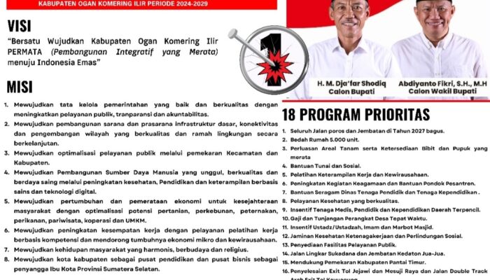 Transformasi Ogan Komering Ilir Menuju Indonesia Emas Bersama JADI