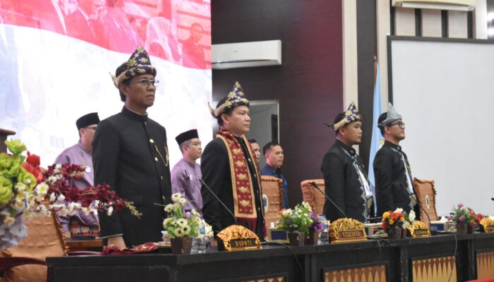 Rapat Paripurna IV DPRD OKI Dalam Rangka HUT Ke 79 Kabupaten OKI Tahun 2024 “Era Baru OKI Maju”