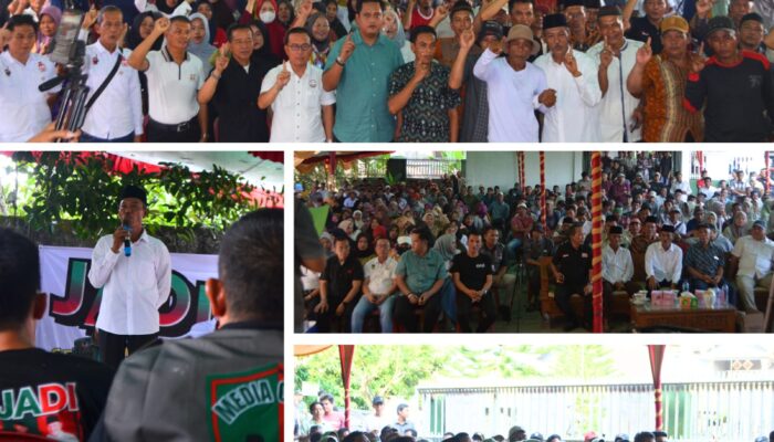 Paslon JADI Janjikan Sejahterakan OKI Di Tengah Dukungan Warga