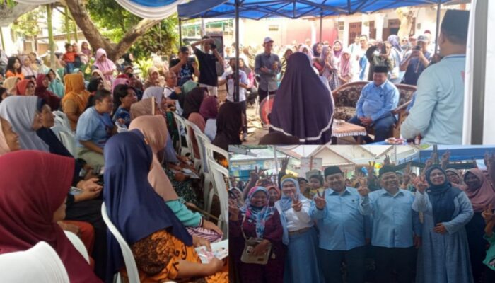 Antusias Warga Sambut Pasangan Warsa di Mojowarno Jombang
