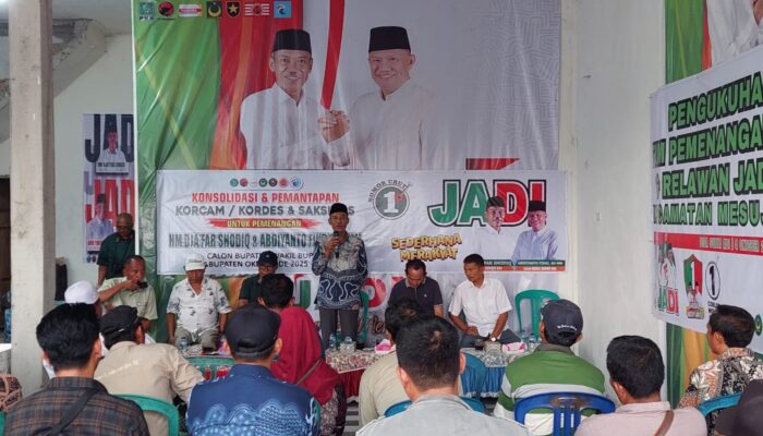 Perkuat Dukungan, Dja’far Shodiq Gelar Konsolidasi Tim Pemenangan Di Mesuji