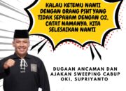 Calon Wabup OKI Supriyanto Diduga Ancam Dan Ajak Sweeping Anggota PSHT Yang Berbeda Pilihan