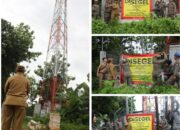 Tegas,,,Pemkab Jombang Segel Tower BTS Tak Berizin