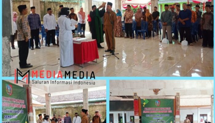 Kepala Desa Kepuhdoko Resmi Lantik Perangkat Desa Baru