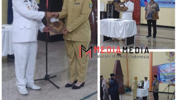 Eko Arianto Lantik perangkat Baru Kepala Kewilayahan Dusun Ponen