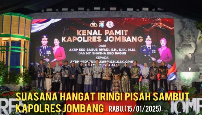 Suasana Hangat Iringi Pisah Sambut Kapolres Jombang