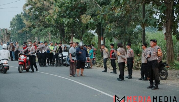 Tim gabungan Polres Jombang Gelar Razia Balap Liar, Amankan Puluhan Sepeda Motor
