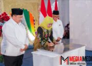 Bupati Jombang Warsubi Dampingi Gubenur Khofifah Resmikan Masjid Ba’i Al Karim di Sukorejo Perak