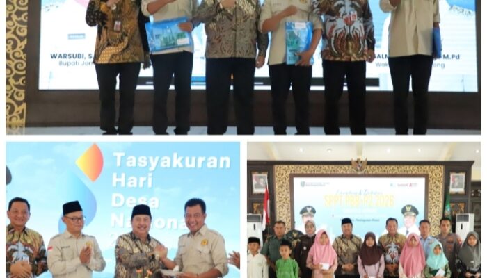Optimalkan Pendapatan Daerah, Bupati Jombang Warsubi Launching Distribusi SPPT PBB-P2 Tahun 2026 dan Inovasi QR Code
