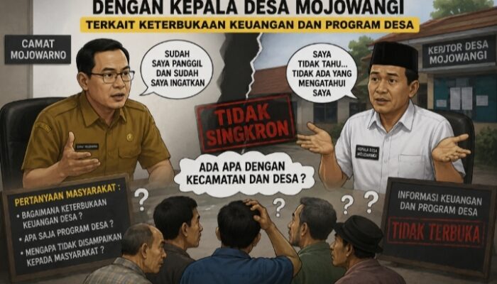 Keterangan Camat Mojowarno Berbeda dengan Kades Mojowangi, Ada Apa?