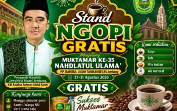 Jelang Muktamar NU ke-35, MJM Jombang Siapkan Stand “Ngopi Gratis”
